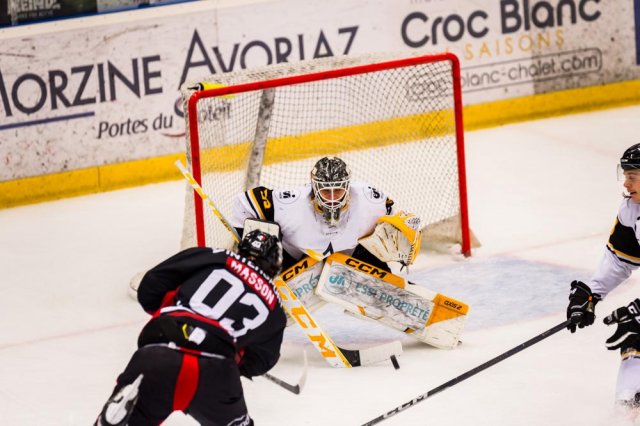 Photo hockey match Morzine-Avoriaz - Strasbourg  le 07/01/2023