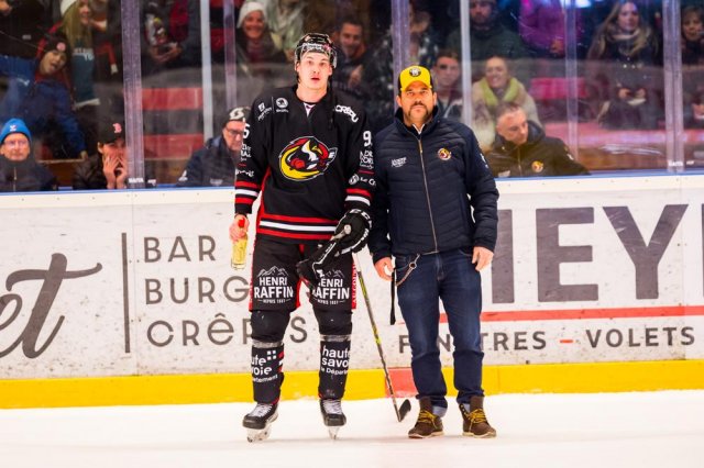 Photo hockey match Morzine-Avoriaz - Strasbourg  le 07/01/2023