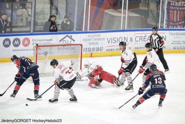 Photo hockey match Angers  - Briançon  le 10/01/2023
