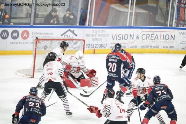 Photo hockey match Angers  - Briançon  le 10/01/2023