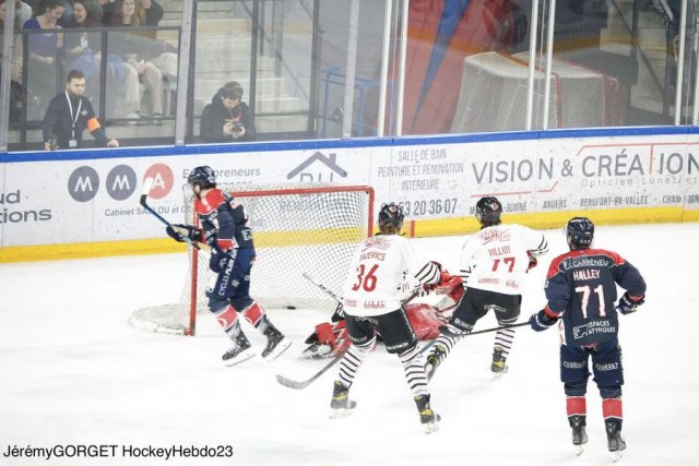 Photo hockey match Angers  - Briançon  le 10/01/2023