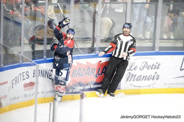 Photo hockey match Angers  - Briançon  le 10/01/2023