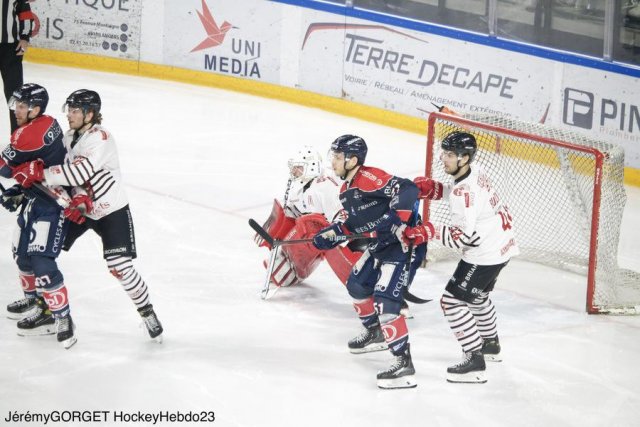 Photo hockey match Angers  - Briançon  le 10/01/2023