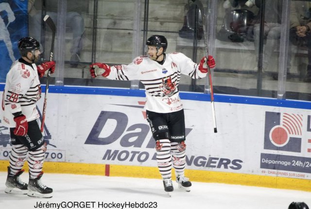 Photo hockey match Angers  - Briançon  le 10/01/2023