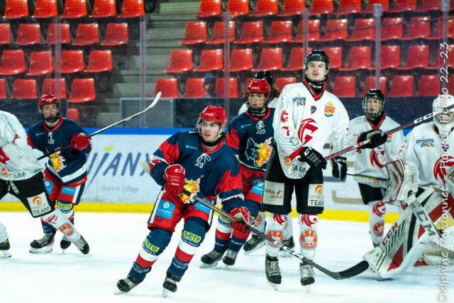 Photo hockey match Grenoble U20 - Amiens U20 le 08/01/2023