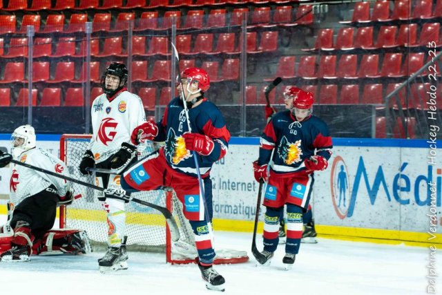 Photo hockey match Grenoble U20 - Amiens U20 le 08/01/2023