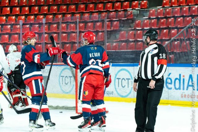 Photo hockey match Grenoble U20 - Amiens U20 le 08/01/2023