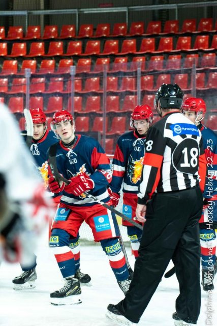 Photo hockey match Grenoble U20 - Amiens U20 le 08/01/2023