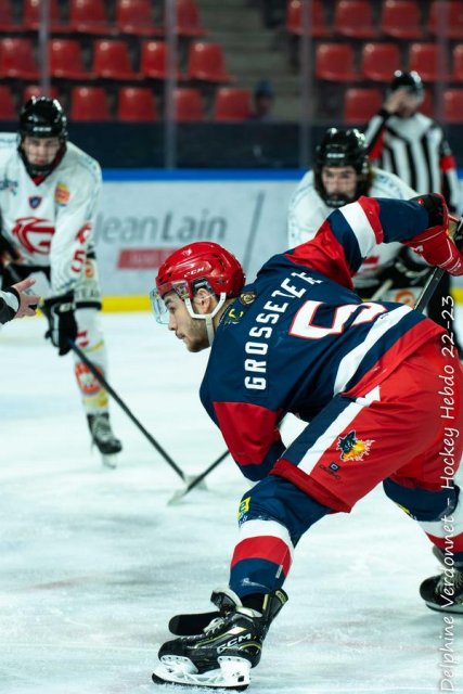 Photo hockey match Grenoble U20 - Amiens U20 le 08/01/2023