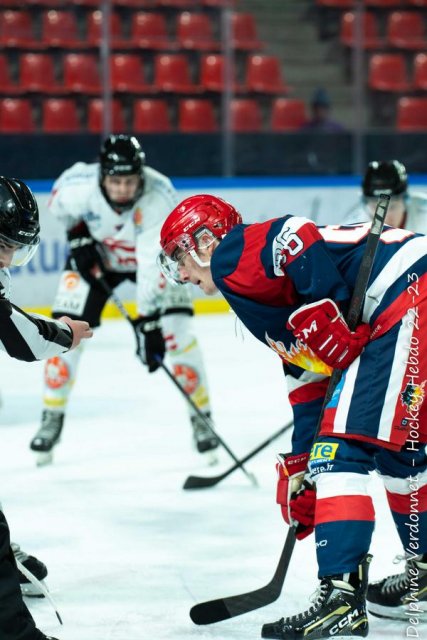 Photo hockey match Grenoble U20 - Amiens U20 le 08/01/2023