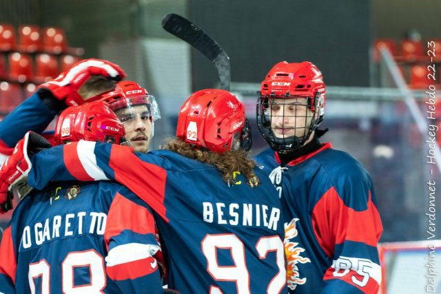 Photo hockey match Grenoble U20 - Amiens U20 le 08/01/2023