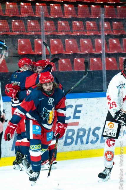 Photo hockey match Grenoble U20 - Amiens U20 le 08/01/2023