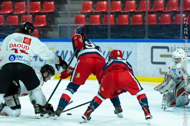Photo hockey match Grenoble U20 - Amiens U20 le 08/01/2023