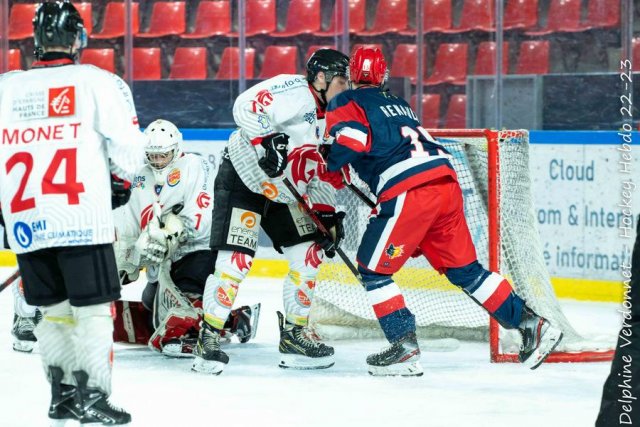 Photo hockey match Grenoble U20 - Amiens U20 le 08/01/2023
