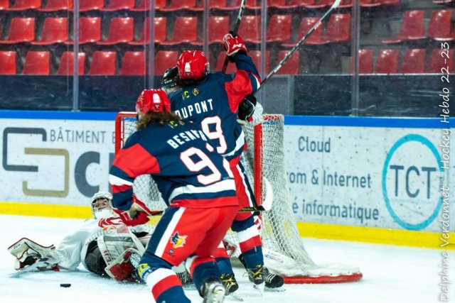 Photo hockey match Grenoble U20 - Amiens U20 le 08/01/2023