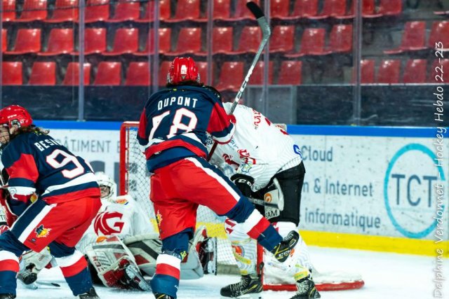 Photo hockey match Grenoble U20 - Amiens U20 le 08/01/2023