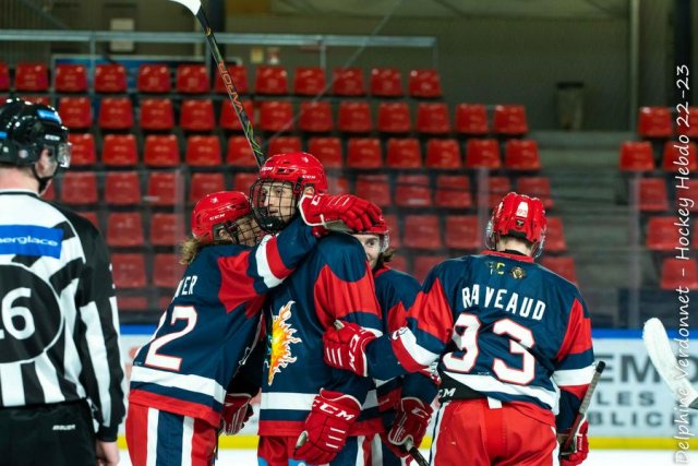 Photo hockey match Grenoble U20 - Amiens U20 le 08/01/2023