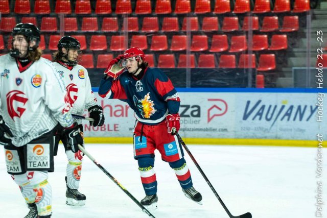 Photo hockey match Grenoble U20 - Amiens U20 le 08/01/2023