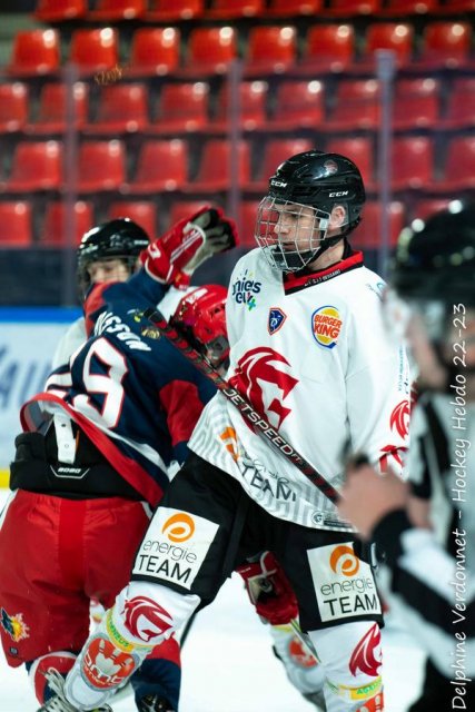 Photo hockey match Grenoble U20 - Amiens U20 le 08/01/2023