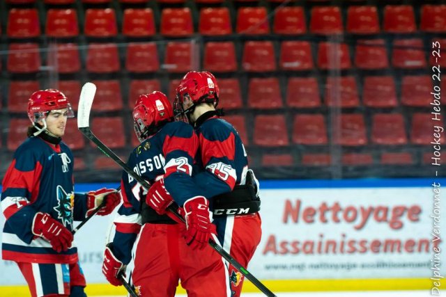 Photo hockey match Grenoble U20 - Amiens U20 le 08/01/2023