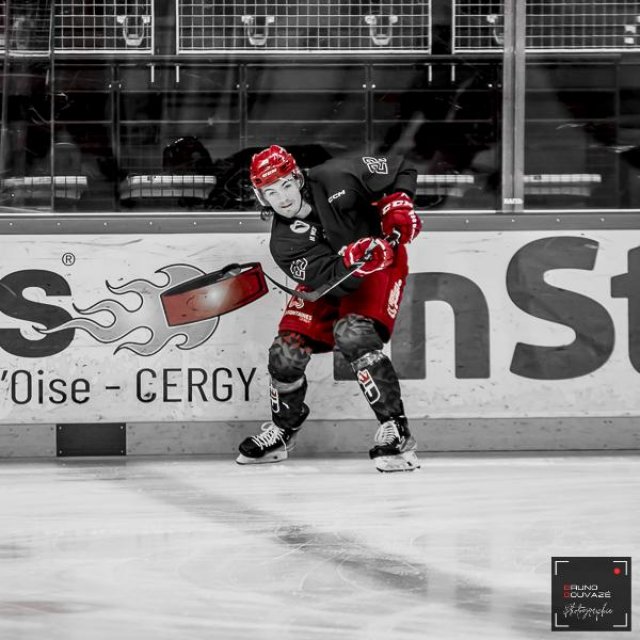 Photo hockey match Cergy-Pontoise - Grenoble  le 10/01/2023