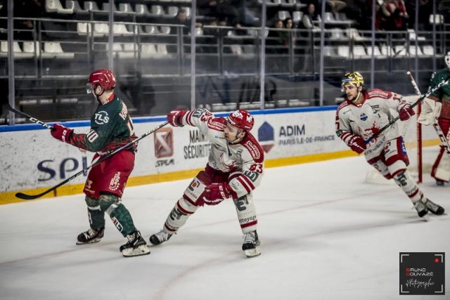 Photo hockey match Cergy-Pontoise - Grenoble  le 10/01/2023