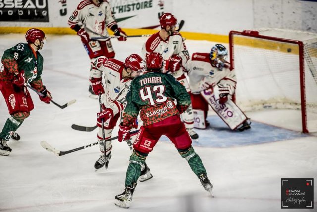 Photo hockey match Cergy-Pontoise - Grenoble  le 10/01/2023