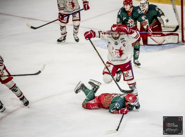 Photo hockey match Cergy-Pontoise - Grenoble  le 10/01/2023