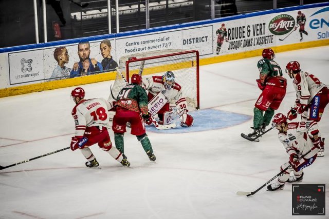 Photo hockey match Cergy-Pontoise - Grenoble  le 10/01/2023