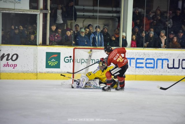 Photo hockey match Chamonix  - Rouen le 13/01/2023