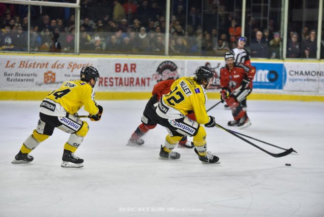 Photo hockey match Chamonix  - Rouen le 13/01/2023