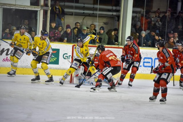 Photo hockey match Chamonix  - Rouen le 13/01/2023