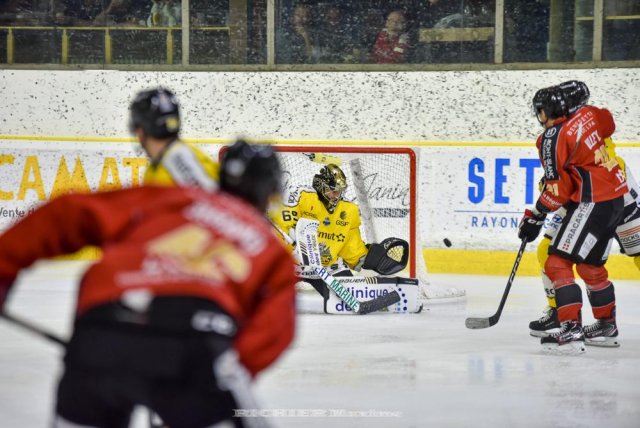 Photo hockey match Chamonix  - Rouen le 13/01/2023