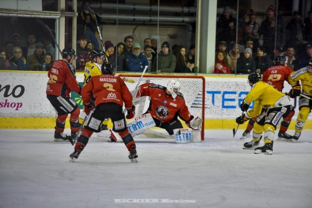 Photo hockey match Chamonix  - Rouen le 13/01/2023