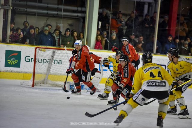 Photo hockey match Chamonix  - Rouen le 13/01/2023