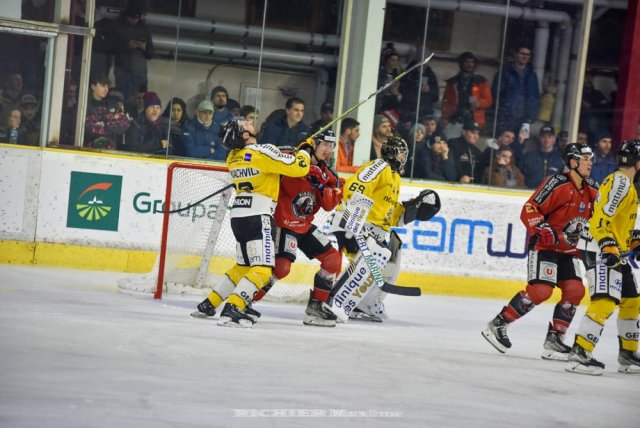 Photo hockey match Chamonix  - Rouen le 13/01/2023