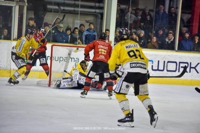 Photo hockey match Chamonix  - Rouen le 13/01/2023