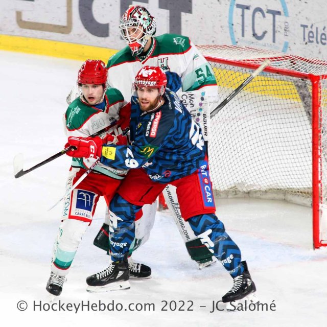 Photo hockey match Grenoble  - Anglet le 13/01/2023