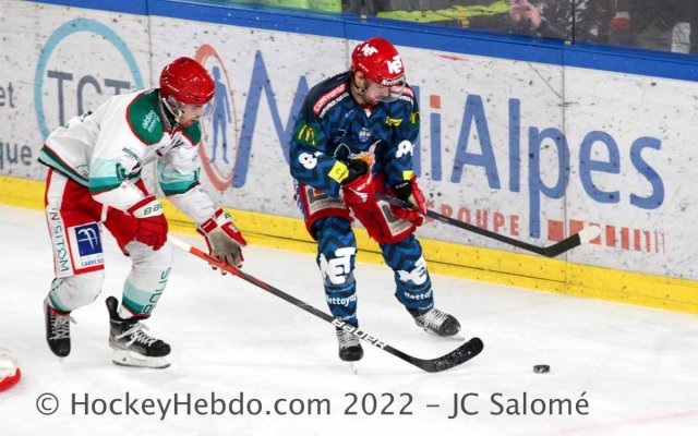 Photo hockey match Grenoble  - Anglet le 13/01/2023