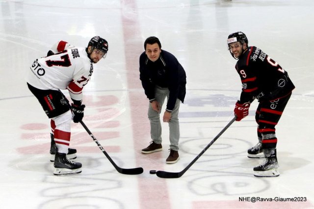 Photo hockey match Nice - Bordeaux le 13/01/2023