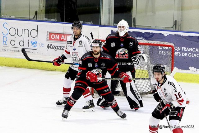 Photo hockey match Nice - Bordeaux le 13/01/2023