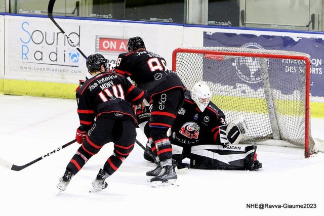Photo hockey match Nice - Bordeaux le 13/01/2023