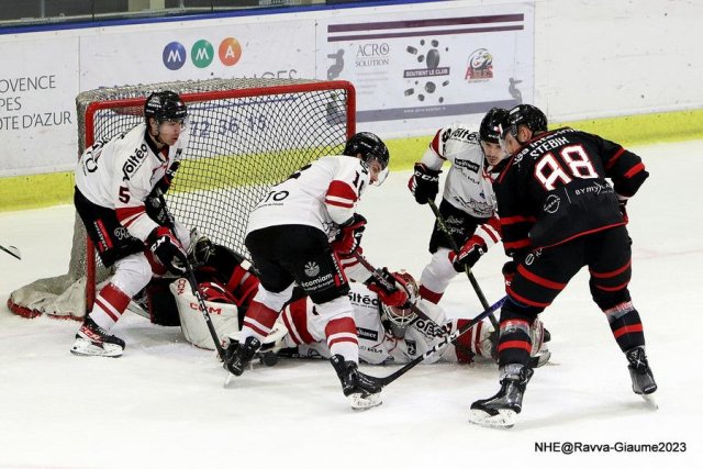 Photo hockey match Nice - Bordeaux le 13/01/2023