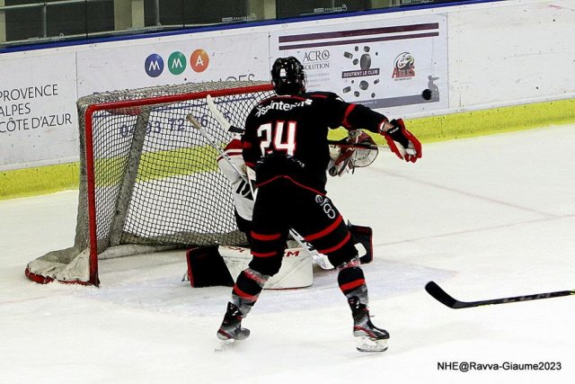 Photo hockey match Nice - Bordeaux le 13/01/2023