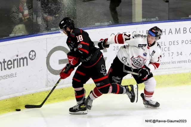 Photo hockey match Nice - Bordeaux le 13/01/2023