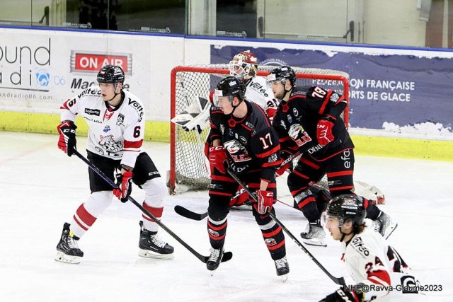 Photo hockey match Nice - Bordeaux le 13/01/2023