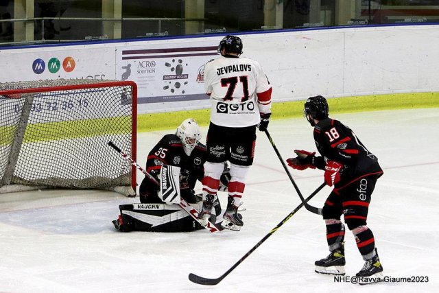 Photo hockey match Nice - Bordeaux le 13/01/2023