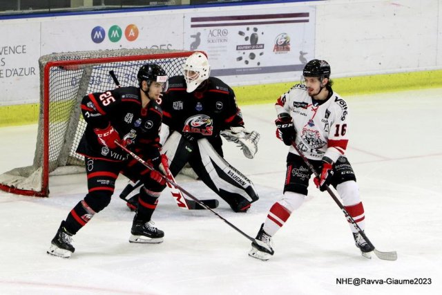 Photo hockey match Nice - Bordeaux le 13/01/2023