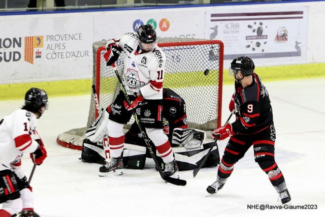 Photo hockey match Nice - Bordeaux le 13/01/2023