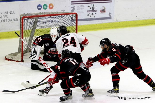 Photo hockey match Nice - Bordeaux le 13/01/2023